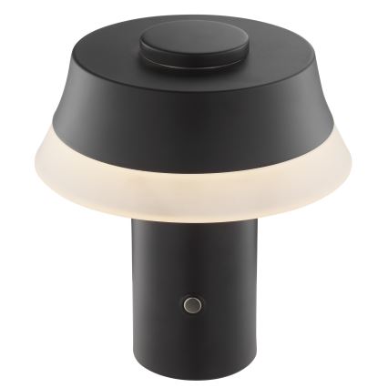 Brilliant - Lâmpada de mesa LED tátil recarregável dimerizável KINICH LED/2,5W/5V 2700K 2600 mAh preta