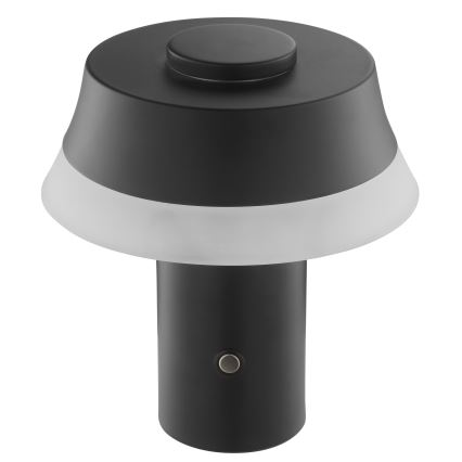 Brilliant - Lâmpada de mesa LED tátil recarregável dimerizável KINICH LED/2,5W/5V 2700K 2600 mAh preta