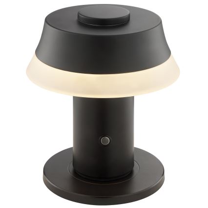 Brilliant - Lâmpada de mesa LED tátil recarregável dimerizável KINICH LED/2,5W/5V 2700K 2600 mAh preta