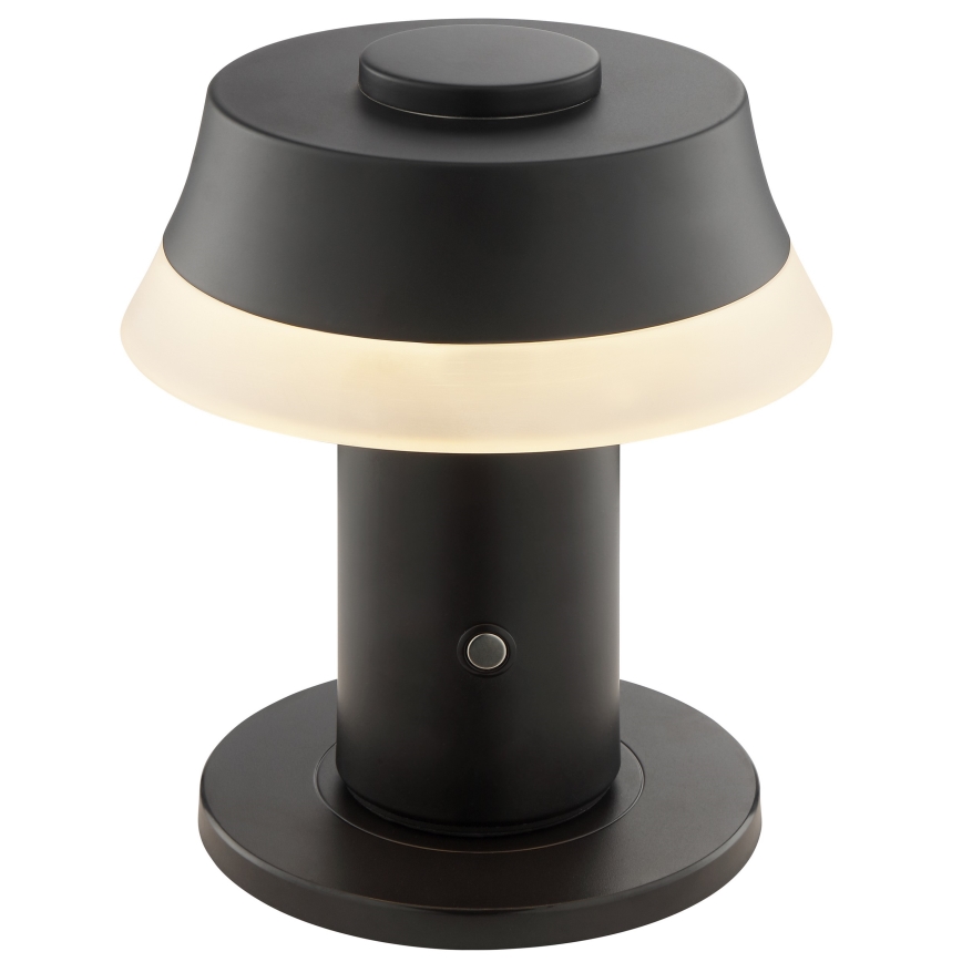 Brilliant - Lâmpada de mesa LED tátil recarregável dimerizável KINICH LED/2,5W/5V 2700K 2600 mAh preta