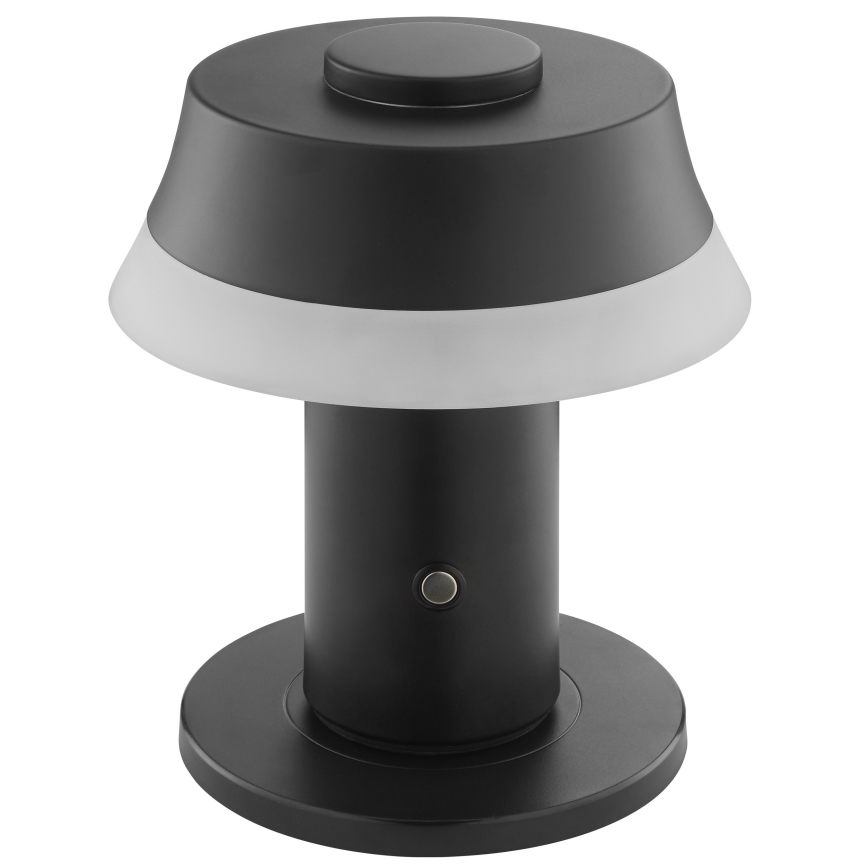 Brilliant - Lâmpada de mesa LED tátil recarregável dimerizável KINICH LED/2,5W/5V 2700K 2600 mAh preta