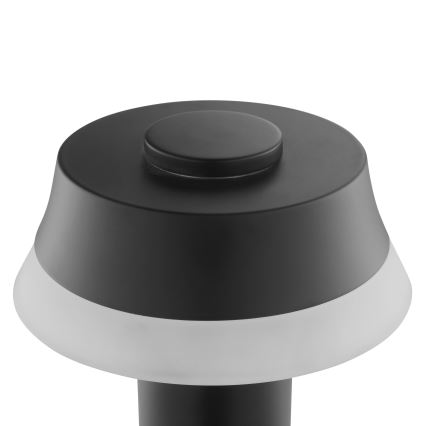Brilliant - Lâmpada de mesa LED tátil recarregável dimerizável KINICH LED/2,5W/5V 2700K 2600 mAh preta