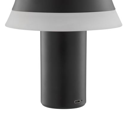 Brilliant - Lâmpada de mesa LED tátil recarregável dimerizável KINICH LED/2,5W/5V 2700K 2600 mAh preta