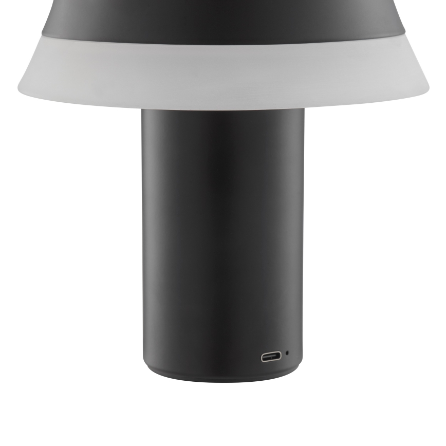 Brilliant - Lâmpada de mesa LED tátil recarregável dimerizável KINICH LED/2,5W/5V 2700K 2600 mAh preta
