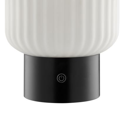 Brilliant - Lâmpada de mesa para exterior LED RGBW dimerizável, recarregável e sensível ao toque SARASTRO LED/3W/5V 2700K 1800 mAh IP44 branca
