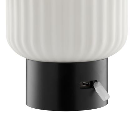 Brilliant - Lâmpada de mesa para exterior LED RGBW dimerizável, recarregável e sensível ao toque SARASTRO LED/3W/5V 2700K 1800 mAh IP44 branca