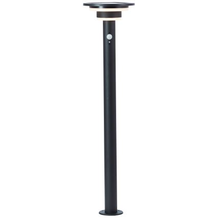 Brilliant - Lâmpada Solar LED com sensor GARVINA LED/3W/3,7V 2000 mAh 85 cm IP44 preta