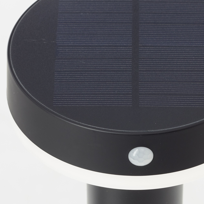 Brilliant - Lâmpada solar LED com sensor MAGUA LED/4W/3,7V 2000 mAh 50,2 cm IP44 preta