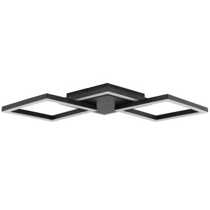 Brilliant - LED Candeeiro de tecto JORVIC LED/21W/230V 28x61,5 cm preto