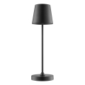 Brilliant - LED dimerizável recarregável com controlo tátil para exterior, lâmpada de mesa ELORA LED/2,5W/5V 2700K 2600 mAh IP44 preta