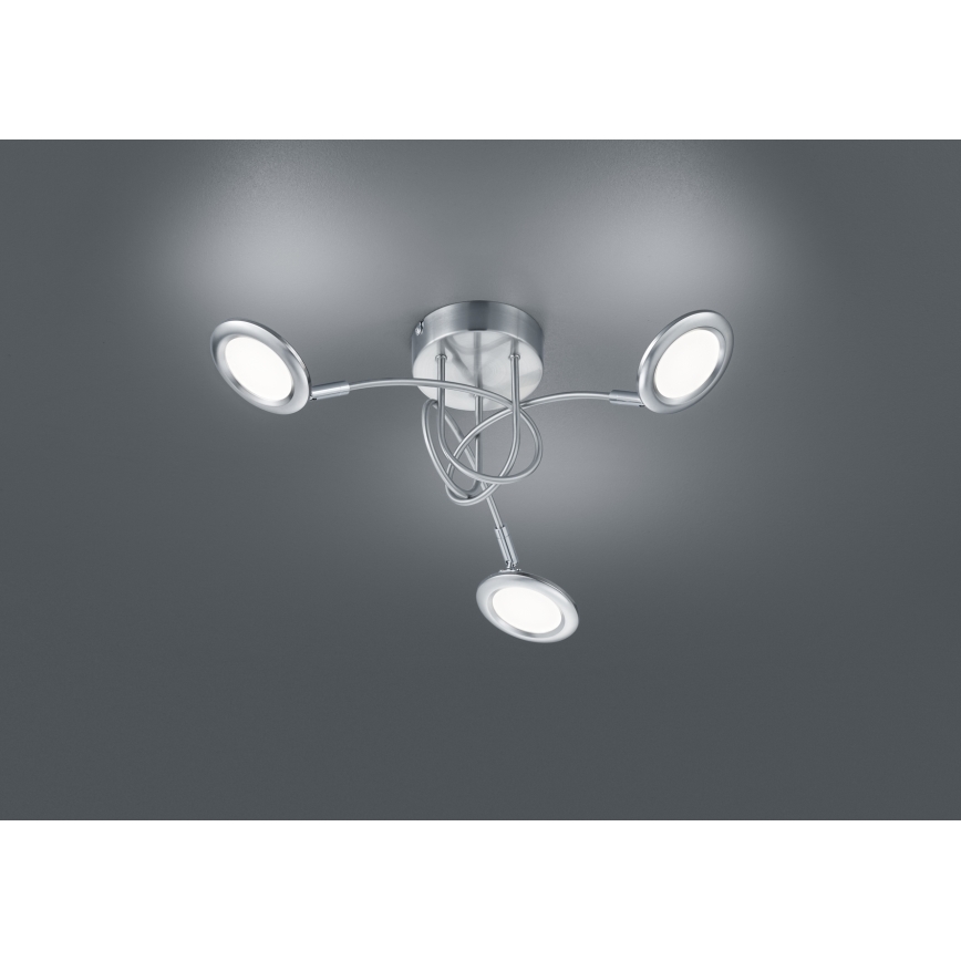 Brilliant - Candeeiro de tecto LED sobreposto SESSION 3xLED/3,1W/230V 3000/4000/6500K cromado mate