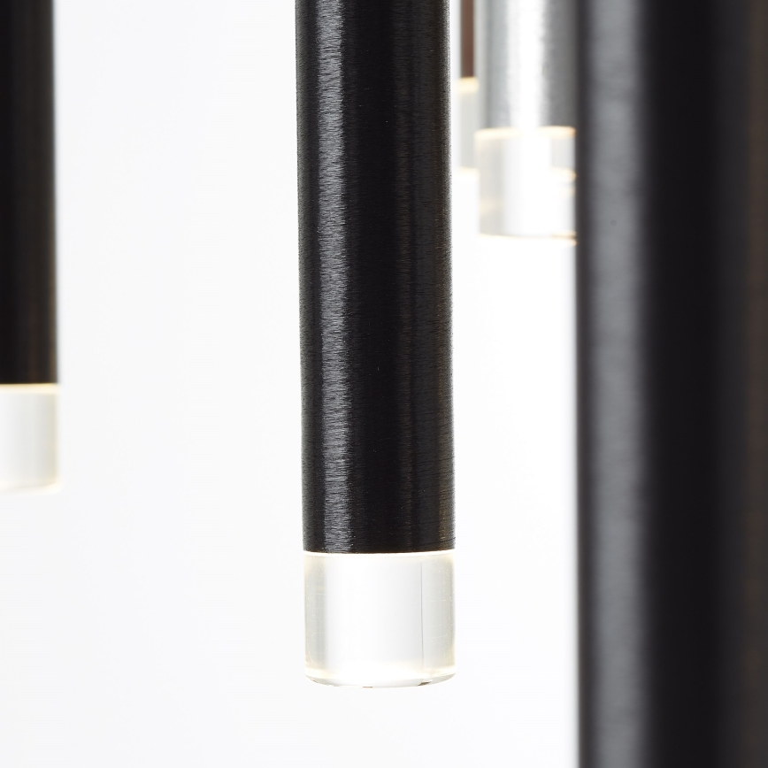 Brilliant - Lustre LED dimerizável suspenso por cabo CEMBALO LED/70W/230V cromado mate/preto/castanho