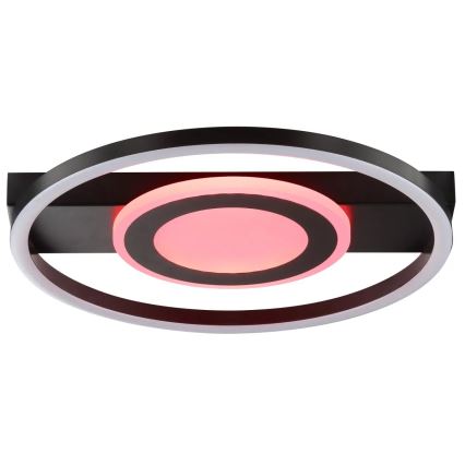 Brilliant - Candeeiro de teto LED RGBW dimerizável MAUREEN LED/20W/230V 3000-6500K preto + comando remoto