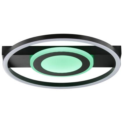 Brilliant - Candeeiro de teto LED RGBW dimerizável MAUREEN LED/20W/230V 3000-6500K preto + comando remoto