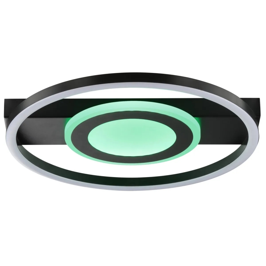 Brilliant - Candeeiro de teto LED RGBW dimerizável MAUREEN LED/20W/230V 3000-6500K preto + comando remoto