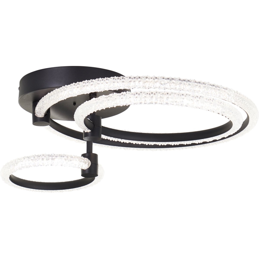 Brilliant - Luminária de Teto LED Dimensional AYDIN LED/34W/230V 3000-6500K preta + controle remoto