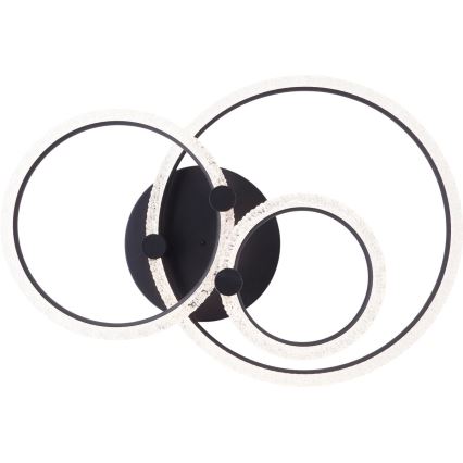 Brilliant - Luminária de Teto LED Dimensional AYDIN LED/34W/230V 3000-6500K preta + controle remoto