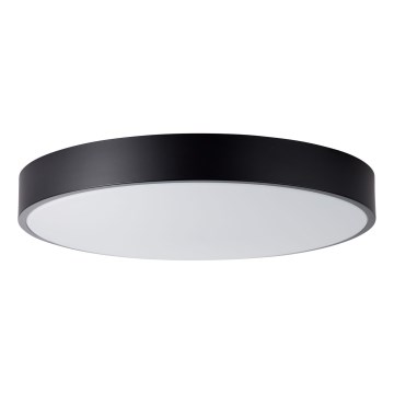 Brilliant - Luminária de teto LED dimerizável SLIMLINE LED/60W/230V 3000-6500K Ø 49 cm preta + controlo remoto
