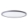Brilliant - Luminária de teto LED MILTON LED/24W/230V Ø 42 cm preta