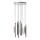 Brilliant - Lustre LED dimerizável suspenso por cabo CEMBALO LED/70W/230V cromado mate/preto/castanho