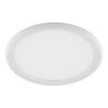 Brilliant - Plafon LED regulável CARLOZ LED/16W/230V diâmetro 30 cm branco