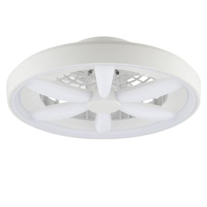 Brilliant - Ventoinha de teto LED RGBW regulável com iluminação GAIANO LED/48W/230V 2700-6500K branco + comando