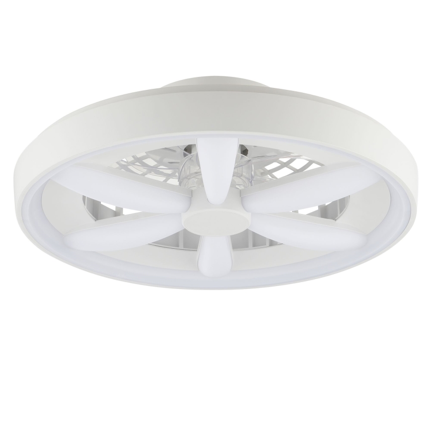 Brilliant - Ventoinha de teto LED RGBW regulável com iluminação GAIANO LED/48W/230V 2700-6500K branco + comando