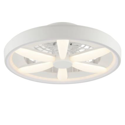 Brilliant - Ventoinha de teto LED RGBW regulável com iluminação GAIANO LED/48W/230V 2700-6500K branco + comando