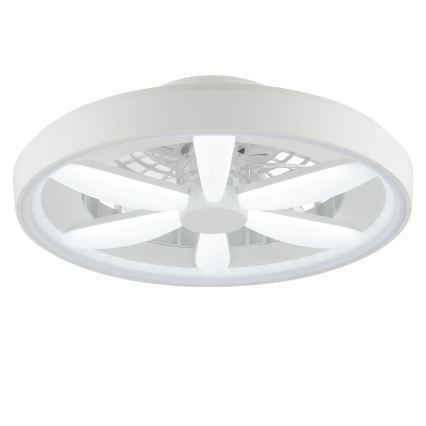 Brilliant - Ventoinha de teto LED RGBW regulável com iluminação GAIANO LED/48W/230V 2700-6500K branco + comando