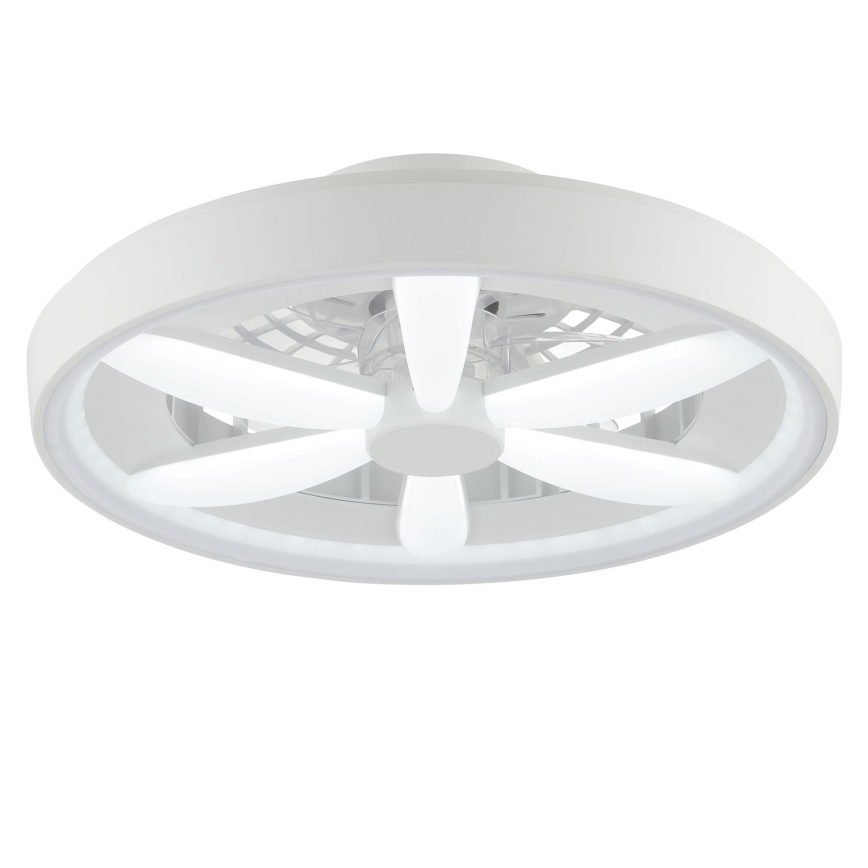 Brilliant - Ventoinha de teto LED RGBW regulável com iluminação GAIANO LED/48W/230V 2700-6500K branco + comando