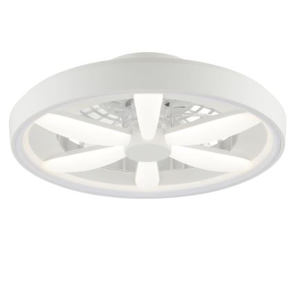 Brilliant - Ventoinha de teto LED RGBW regulável com iluminação GAIANO LED/48W/230V 2700-6500K branco + comando
