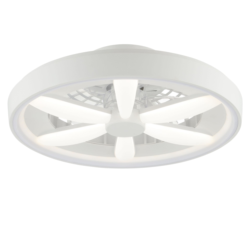 Brilliant - Ventoinha de teto LED RGBW regulável com iluminação GAIANO LED/48W/230V 2700-6500K branco + comando