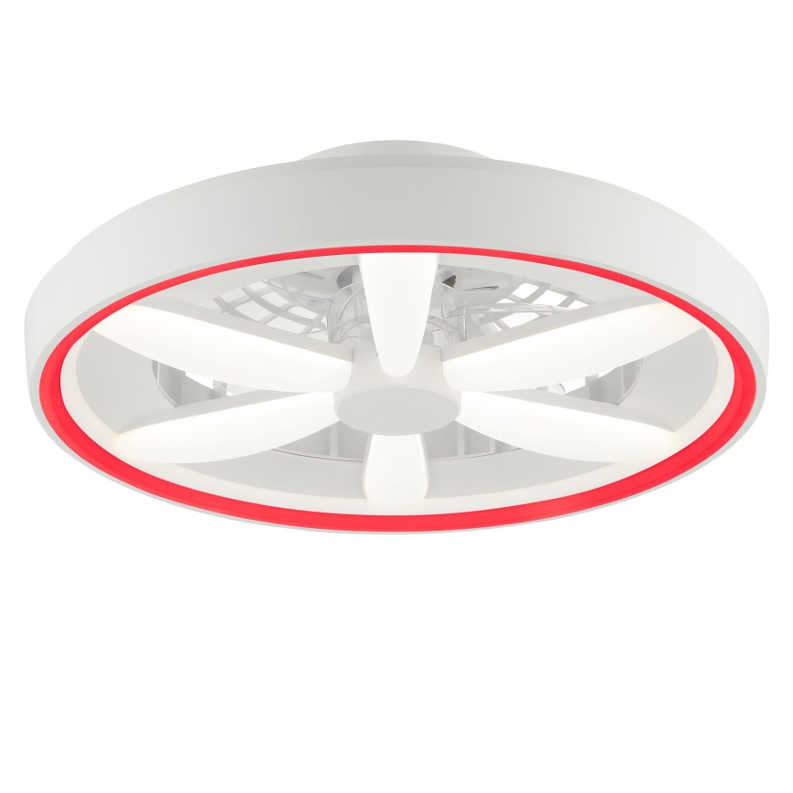 Brilliant - Ventoinha de teto LED RGBW regulável com iluminação GAIANO LED/48W/230V 2700-6500K branco + comando