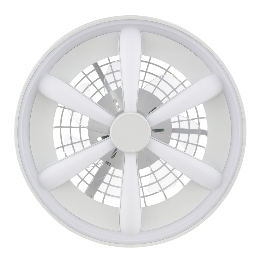 Brilliant - Ventoinha de teto LED RGBW regulável com iluminação GAIANO LED/48W/230V 2700-6500K branco + comando