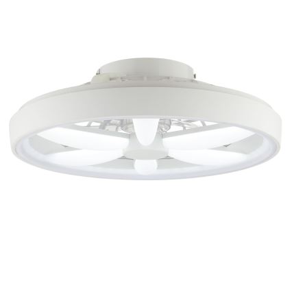 Brilliant - Ventoinha de teto LED RGBW regulável com iluminação GAIANO LED/48W/230V 2700-6500K branco + comando