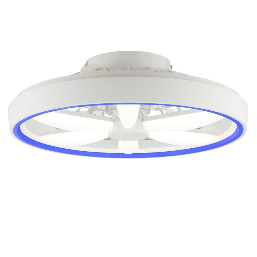 Brilliant - Ventoinha de teto LED RGBW regulável com iluminação GAIANO LED/48W/230V 2700-6500K branco + comando