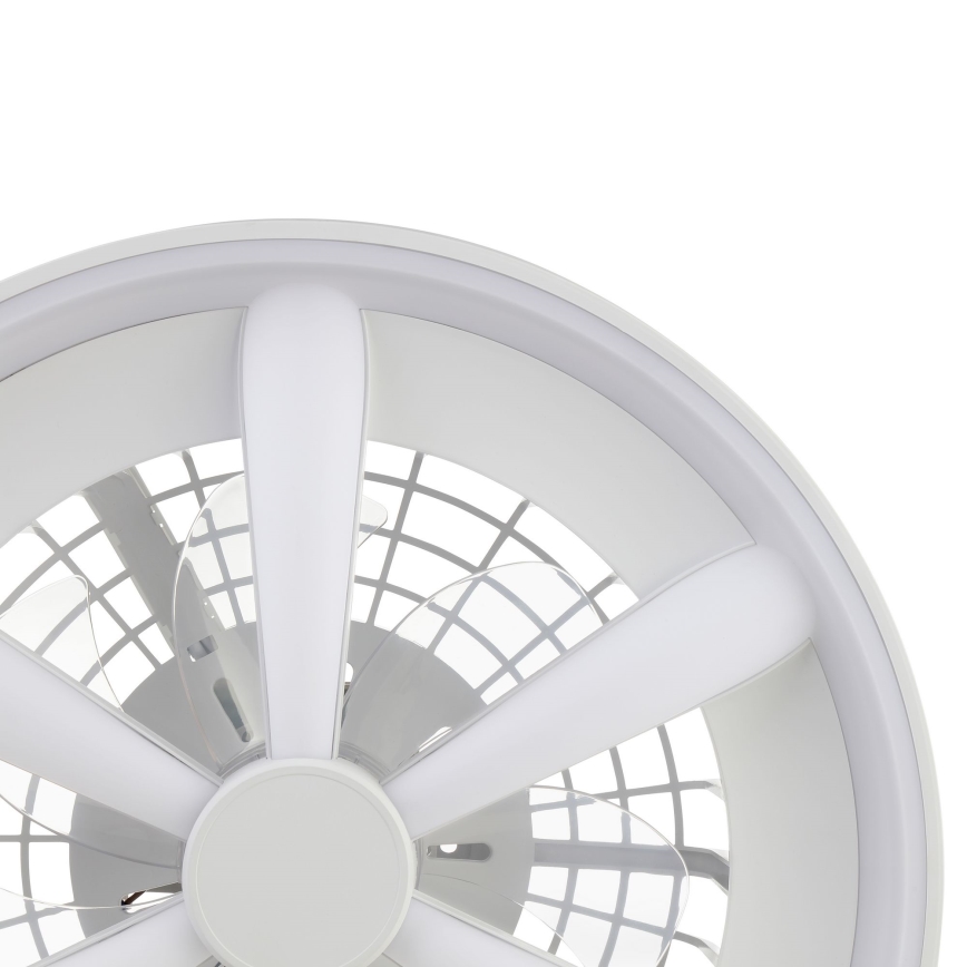 Brilliant - Ventoinha de teto LED RGBW regulável com iluminação GAIANO LED/48W/230V 2700-6500K branco + comando