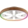 Brilliant -  Ventoinha de teto LED RGBW regulável GAIANO LED/24W/230V 2700-6500K diâmetro 48 cm castanho + comando