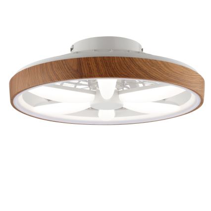 Brilliant -  Ventoinha de teto LED RGBW regulável GAIANO LED/24W/230V 2700-6500K diâmetro 48 cm castanho + comando