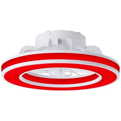 Brilliant - Ventoinha de teto LED RGBW regulável MONDELLO LED/26W/230V 2700-6500K diâmetro 41,5 cm branco + comando