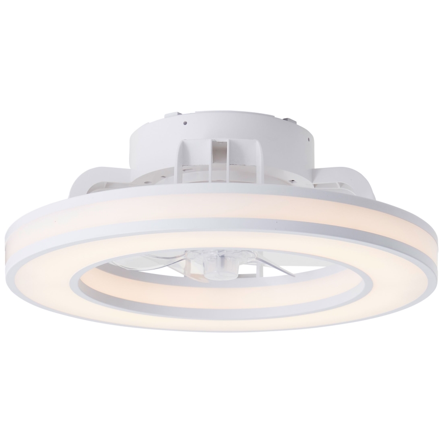 Brilliant - Ventoinha de teto LED RGBW regulável MONDELLO LED/26W/230V 2700-6500K diâmetro 41,5 cm branco + comando