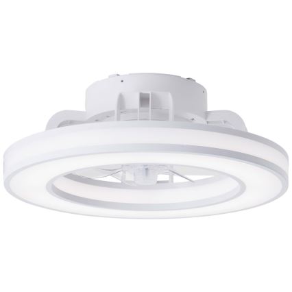 Brilliant - Ventoinha de teto LED RGBW regulável MONDELLO LED/26W/230V 2700-6500K diâmetro 41,5 cm branco + comando