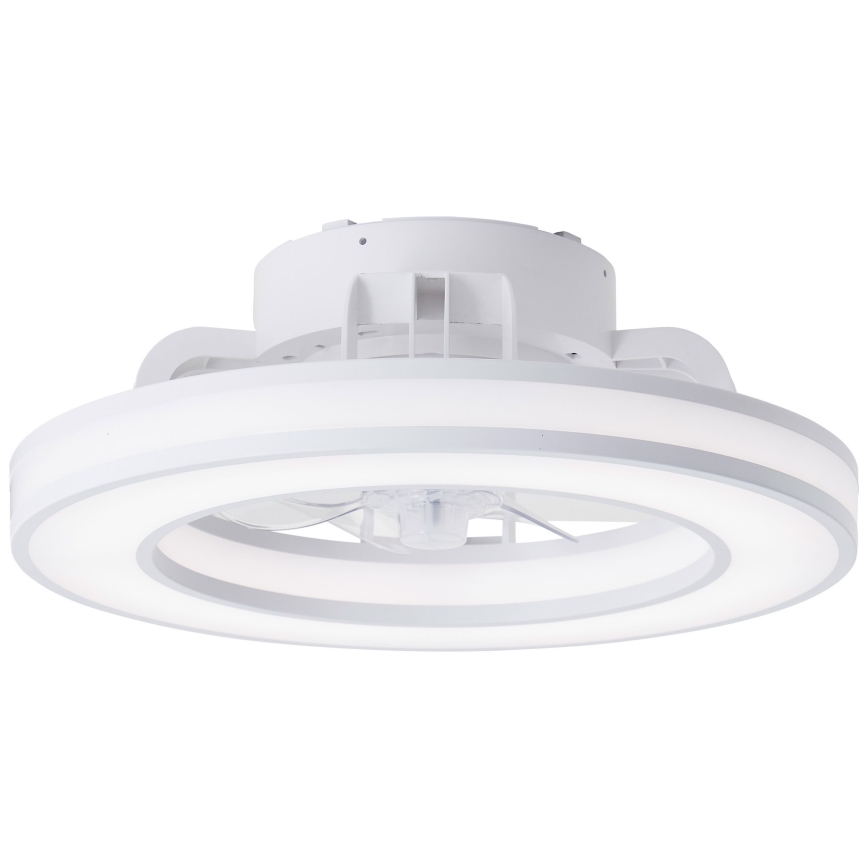 Brilliant - Ventoinha de teto LED RGBW regulável MONDELLO LED/26W/230V 2700-6500K diâmetro 41,5 cm branco + comando