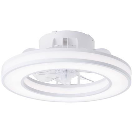 Brilliant - Ventoinha de teto LED RGBW regulável MONDELLO LED/26W/230V 2700-6500K diâmetro 41,5 cm branco + comando