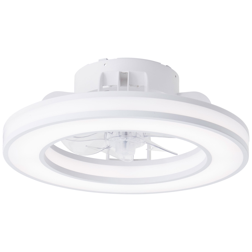 Brilliant - Ventoinha de teto LED RGBW regulável MONDELLO LED/26W/230V 2700-6500K diâmetro 41,5 cm branco + comando
