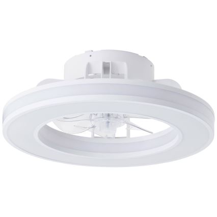 Brilliant - Ventoinha de teto LED RGBW regulável MONDELLO LED/26W/230V 2700-6500K diâmetro 41,5 cm branco + comando