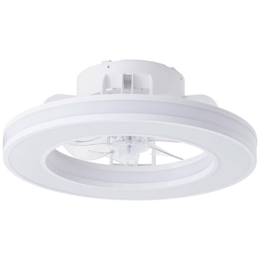 Brilliant - Ventoinha de teto LED RGBW regulável MONDELLO LED/26W/230V 2700-6500K diâmetro 41,5 cm branco + comando