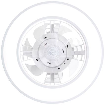 Brilliant - Ventoinha de teto LED RGBW regulável MONDELLO LED/26W/230V 2700-6500K diâmetro 41,5 cm branco + comando