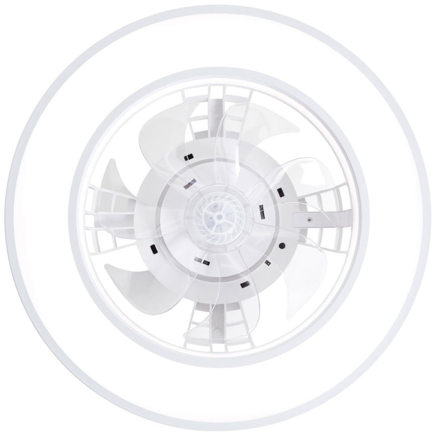 Brilliant - Ventoinha de teto LED RGBW regulável MONDELLO LED/26W/230V 2700-6500K diâmetro 41,5 cm branco + comando