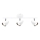 Brilliant - Foco LED AKMA 3xLED/4W/230V branco